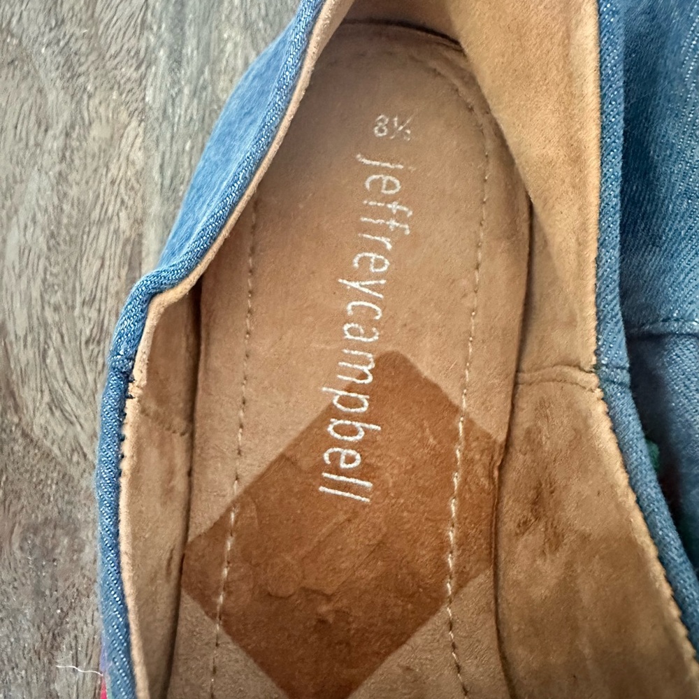 Jeffery Campbell Vijay Embroidered Step-Down US 8.5 EUR 39.5 - Picture 8 of 16